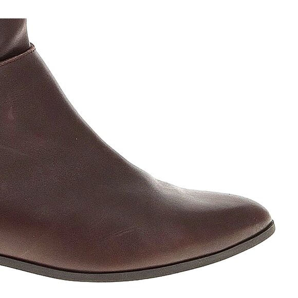 Burgundy Leather Riding Boots by Nine West / Size 8 1/2 - Picture 9 of 10